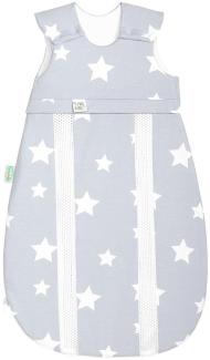 Odenwälder Jersey-Schlafsack Primaklima White Stars Light Silver