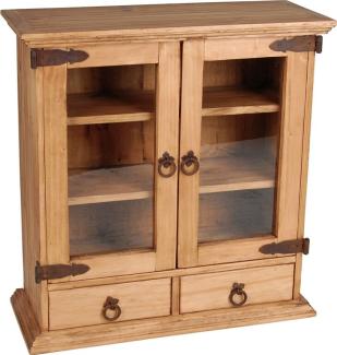 MiaMöbel Mexico Wandschrank Massivholz Pinie Landhaus Mexiko Möbel Mexikanisch