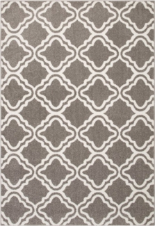 my home Teppich Debora, rechteckig, Höhe: 13 mm, Kurzflor Teppich, gemustert, geometrisches Design, weich