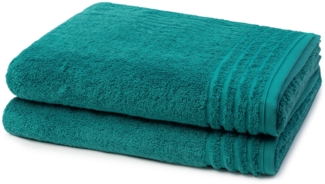 Vossen Vienna Style Supersoft 2 tlg. Frottier-Set - 2 X Duschtuch (67 X 140cm) - 620 g/m2 - Lagoon