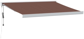 vidaXL Markise Automatisch Braun 300x250 cm 3215728