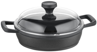 Berndes Edition 100 Servierpfanne mit Deckel, Pfanne, Aluguss, Schwarz, 28 cm, 031667