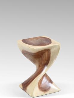 Beistelltisch | BELFAST | Suar-Holz massiv natur | rund 30 cm