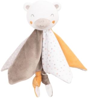 Kikkaboo Baby Schmusetuch Doudou, Rassel, Kuscheltier, Einschlafhilfe, ab Geburt beige