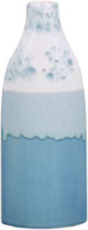 Blumenvase CALLIPOLIS Steinzeug 30 cm Blau