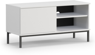 AX LIVING Lowboard TV „Queba QT04“ – 100cm Breite Modernes Design Weiß