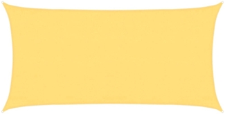 vidaXL Sonnensegel 160 g/m² Beige 3x6 m HDPE 311130