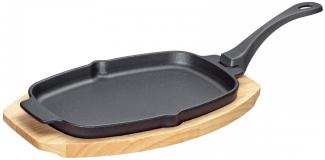 Servierpfanne oval mit abnehmbarem Griff