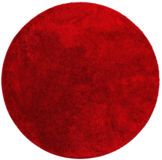 Snapstyle Hochflor-Teppich Hochflor Shaggy Teppich Palace Rund, Rund, Höhe: 36 mm