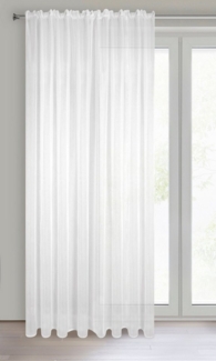 Gardine LUCY weiß 350x150 Kräuselband