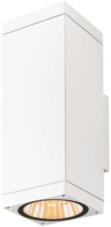 SLV THEO PRO L, Wandaufbauleuchte, single, DALI, P1, rechteckig, 2700 K, 10 W, 24°, weiß - Stand-, Wand- und Deckenleuchten (Outdoor)
