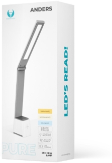 Forever Light Schreibtischlampe Faltbar 5W – Dimmbar für Optimale Beleuchtung
