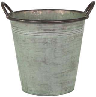 finehomegarden Pflanzkübel Eimer mit Griff Metall Ø20-24/27+31cm H21/23/26+29cm Pflanzkübel (1 St), Pflanztopf 4Größen wählbar Topf / Paket