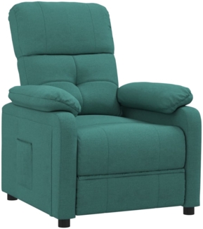 vidaXL Relaxsessel Dunkelgrün Stoff 348281