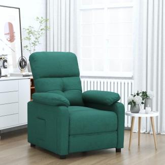 vidaXL Relaxsessel Dunkelgrün Stoff 348281