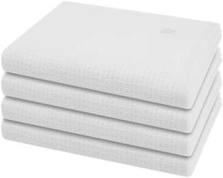 Ross Pique 4 tlg. Frottier-Set - 4 X Handtuch (50 X 100cm) - 520 g/m2 - Ecru
