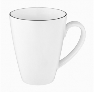 Seltmann Weiden Lido Black Line Kaffeebecher Tambel 350 ml 6er Set - DS