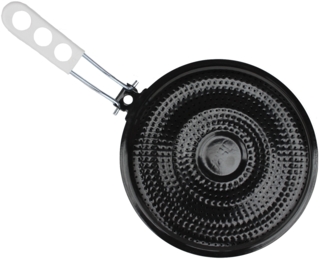 Hitzeverteiler Gasherd mit Griff Herd Emaille Emaliert 93864 Simmerplatte Gas Gasflammensieb