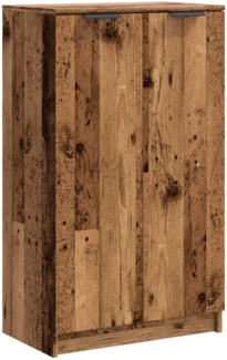 vidaXL Schuhschrank Altholz-Optik 59x35x100,5 cm Holzwerkstoff 856993