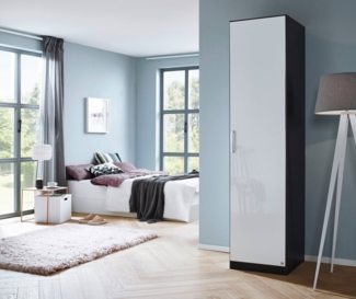 rauch Drehtürenschrank Kleiderschrank Schrank Garderobe Garderobenschrank HOMBURG in 2 Breiten mit moderner Hochglanzfront MADE IN GERMANY