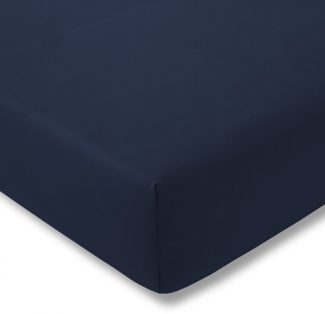 Estella Fein-Jersey Spannbettlaken Spannbetttuch 120x200 cm in vielen Farben saphir