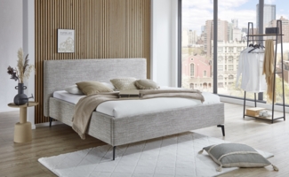 Polsterbett >Riva mit BK< Liegefläche 180x200 cm, Toffee, Stellmaß: 205x112x216cm (BxHxT)