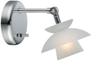 Halo Design No. 710782 LED Wandleuchte DALLAS (mini) Chrom Opal Ø 12,5