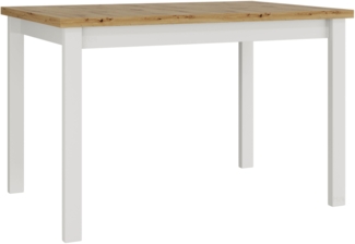 Esstisch Awrolt I S (Farbe: Artisan Eiche - L / Weiß)