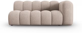 Micadoni Modulares Sofa Lupine 3-Sitzer Rechts Chenille Beige