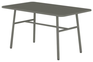 Vente-unique - Gartentisch - Metall - Anthrazitgrau - MIRMANDE von MYLIA