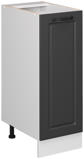 Apothekerschrank R-Line Anthrazit Landhaus 30 cm ohne Arbeitsplatte Vicco