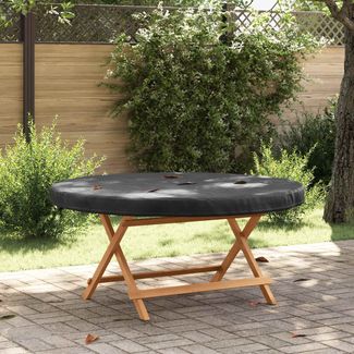 vidaXL Abdeckung für den Tisch im Freien Schwarz 142 x 142 x 10 cm 4106068