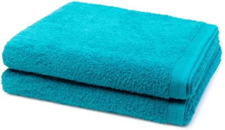 Möve Superwuschel 2 tlg. Frottier-Set - 2 X Duschtuch (80 X 150cm) - 520 g/m2 - Lagoon