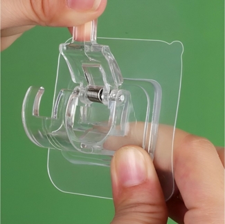 TECBULL Gardinenstangenhalter Gardinenstangen Halter für Vorhangstangen selbstklebend, (16-St)