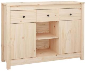 vidaXL Sideboard 100x35x74,5 cm Massivholz Kiefer 814549