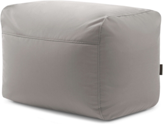 Sitzsack ‘Pouf Plus 70‘, Bezugstoff - Colorin, 100% Olefin, White grey, 45x60x70 cm cm.