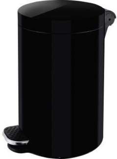 Zwingo Tretabfalleimer Z2300395 20l Stahl rund schwarz