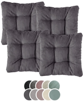 XDREAM Stuhlkissen Sitzkissen Set (2er & 4er) für Stühle und Bänke, robuste Polsterauflage für indoor und outdoor, 38x38x6 cm