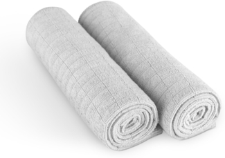 Premium Mikrofasertuch 300g/m² - Microsensation - 65x45 cm ( Hellgrau / 8er Pack ) Reinigungstücher Geschirrtücher - super saugfähige Küchentücher