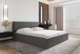 AX LIVING Polsterbett 180 x 200 Bett Mannte Design Funktionalität KR22