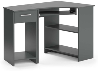 Vicco Eckschreibtisch Anthrazit 83 x 76 cm Set mit PC-Schrank, Odin