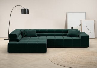 INOSIGN Ecksofa Ancona incl. Kopfteilverstellung, OTTOs Choice, Breite 319cm, L-Form, wahlweise motorische Sitztiefenverstellung, auch in Cord + Easy Care