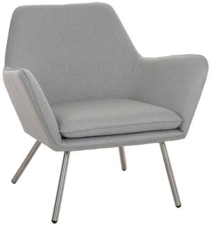 Sessel Coctailsessel Lounger - Adele - in trend Design in Hellgrau