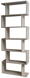 HTI-Living Bücherregal Regal 70x189 Thekla Sonoma, Stück 1-tlg, Standregal mit 6 Fächern Raumteiler