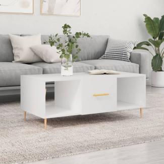 vidaXL Couchtisch Weiß 102x50x40 cm Holzwerkstoff 829284