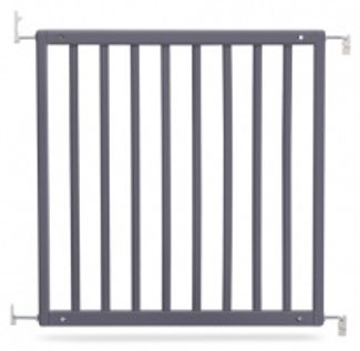 Holz Tür- und Treppenschutzgitter Mara. 72 cm - 79 cm : Grau