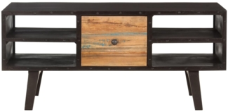 Couchtisch, Sofatisch 100x50x45 cm Altholz Massiv