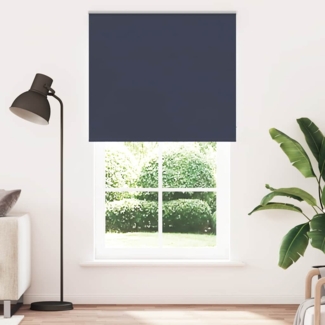 vidaXL Verdunkelungsrollo Marineblau 125x210 cm Stoffbreite 121,6 cm 4011575