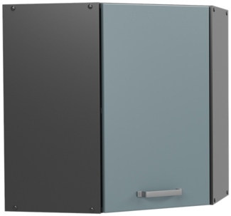 Eckhängeschrank R-Line Blau-Grau 57 cm Vicco