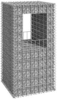 vidaXL Gabionensäule 50x50x100 cm Eisen 151268